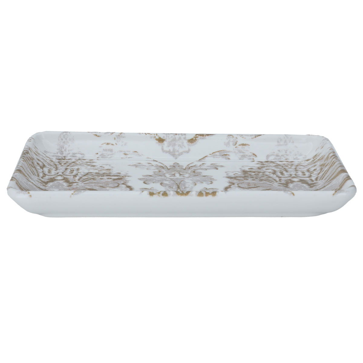 Al Saif Gallery Porcelain Serving Plate, 22X12X2.5 Cm - Golden White product image