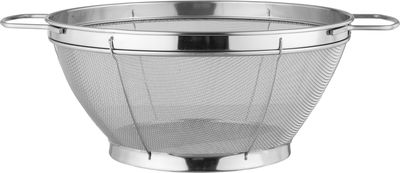 مصفاة ستانلس استيل السيف غاليري، 25 سم، دائري عميق، مسكتي يد - فضي product image 2