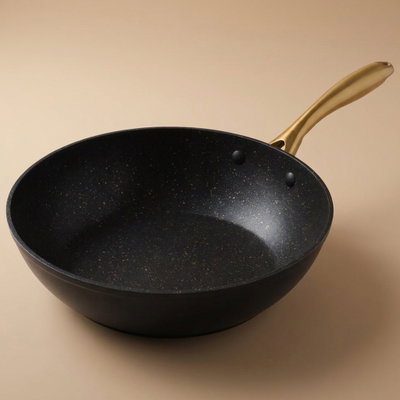 Rocky Granite Frying Pan, 28 cm, Deep - Gold product image 1
