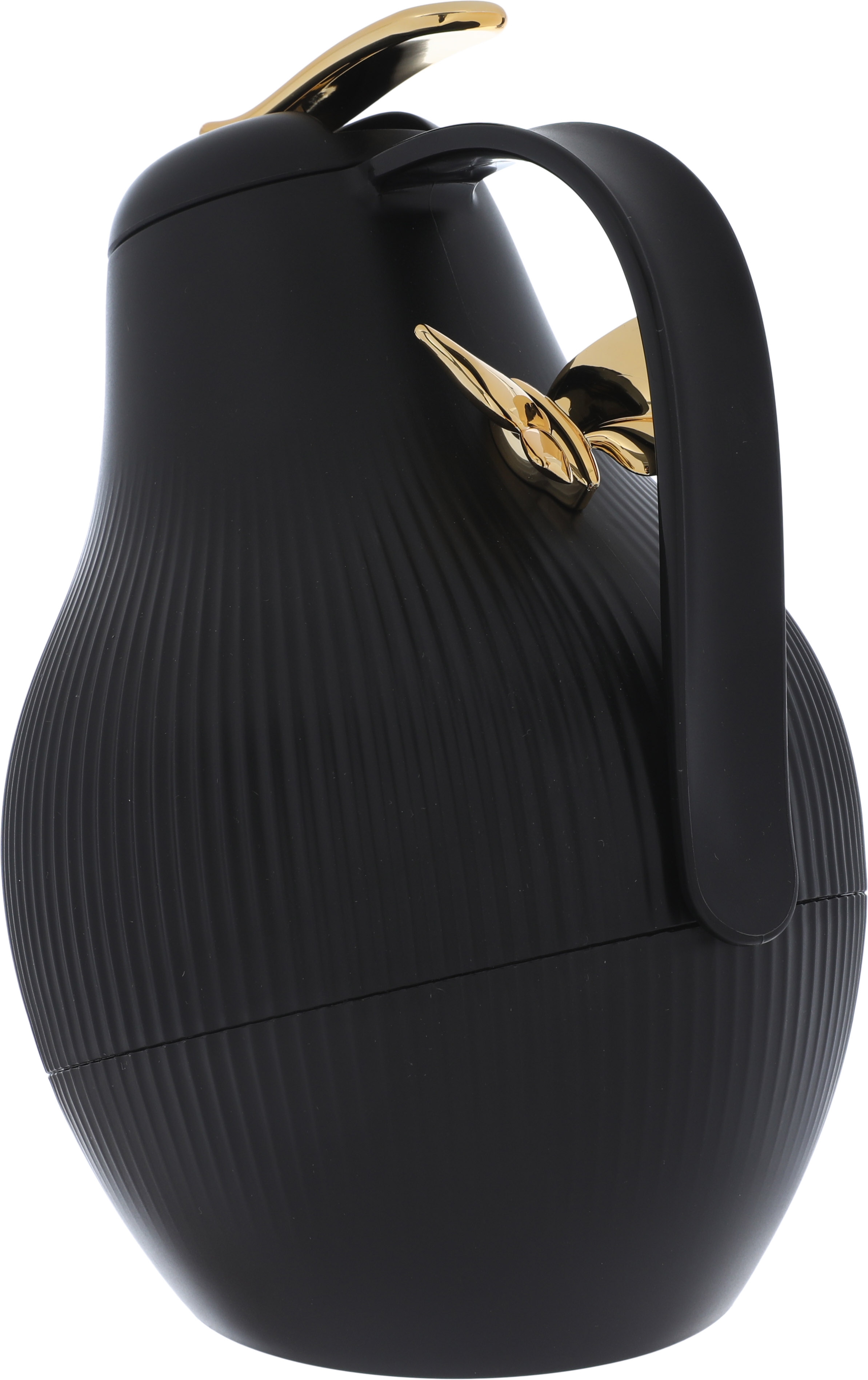 Al Saif Gallery Dora thermos, 1 liter, thermal glass inner container, plastic outer shell - black product image 3