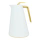 Glory Thermos, 1 liter, glass inner container, plastic outer shell - white product image 1