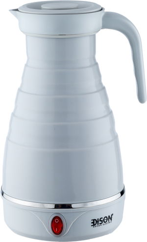 غلاية كهربائية سفاري إديسون، 500 مل، 550 واط، ZRY-070A/LG - رمادي فاتح product image