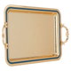 Al Saif Gallery Steel Serving Trays , 44 X 32 X 2 Cm - Gold product image 2