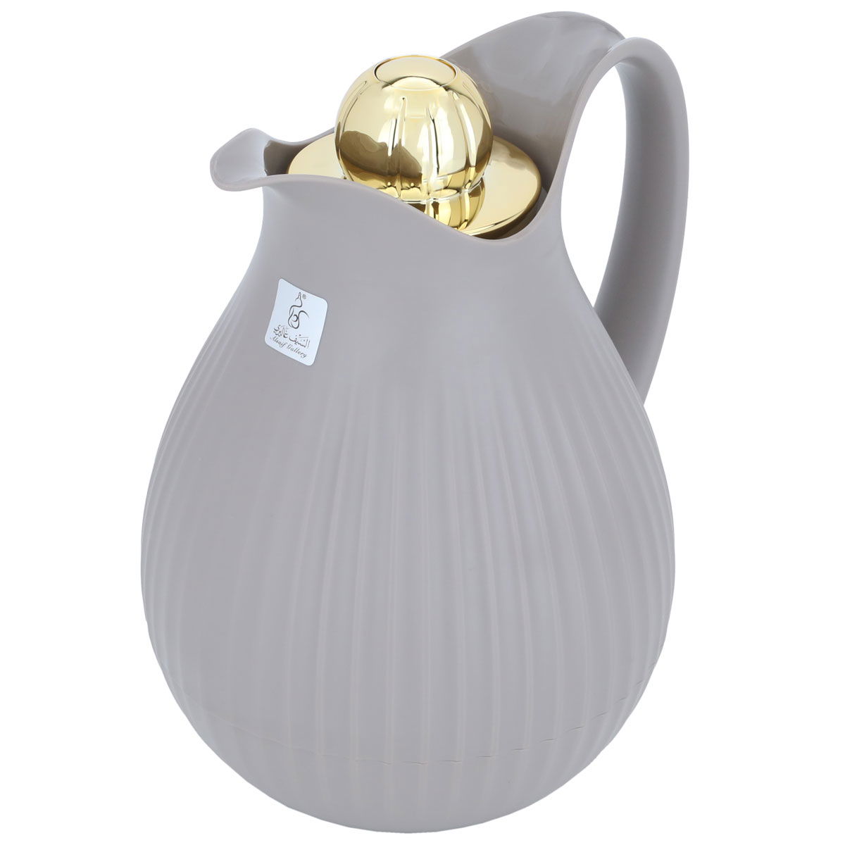 ترمس راميرا إفرست، 1 لتر، حافظة داخلية زجاج حراري، هيكل خارجي بلاستيك - بيج غامق product image 2