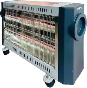 Gvc Pro Gvcht-1211 Quartz Electric Heater, 3 Candles, 1800 Watt, 3 Power Levels - Gray product image