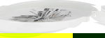 Alsaif gallery Porcelain Dinner Set, 24 Pieces, Round Shape with Floral Pattern - White and Blue product image 3