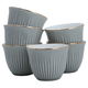 Al Saif Gallery porcelain Arabic coffee cups set, 12 pieces, gold-gray line product image 1