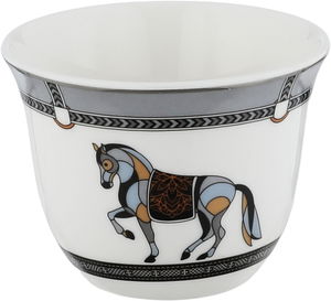 Al Saif Gallery Saudi Porcelain Coffee Cup Set, 12 Pieces - Multicolor product image 2