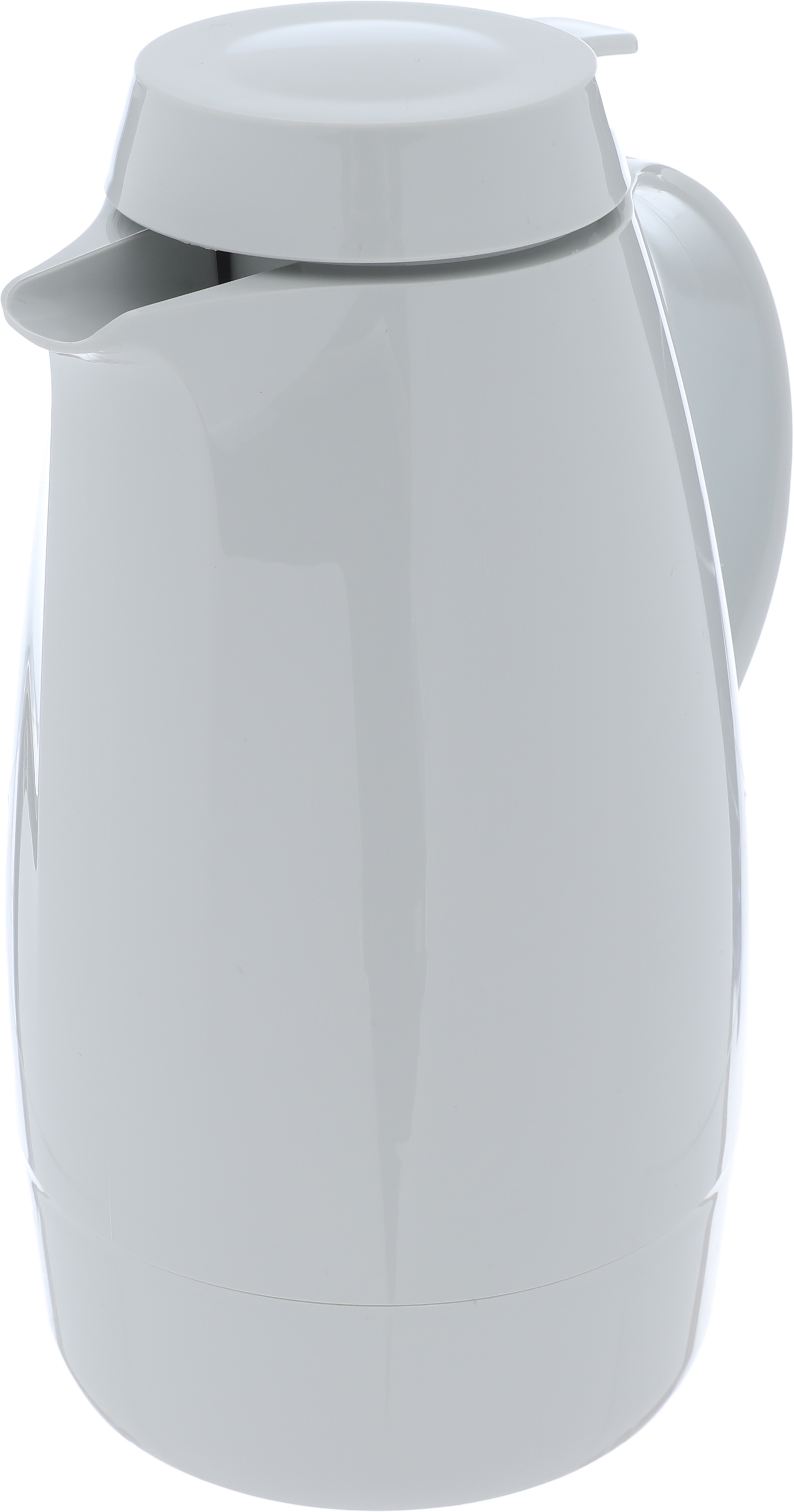 Helios thermos, 1.3 liters, thermal glass inner shell, plastic outer shell - white product image 2