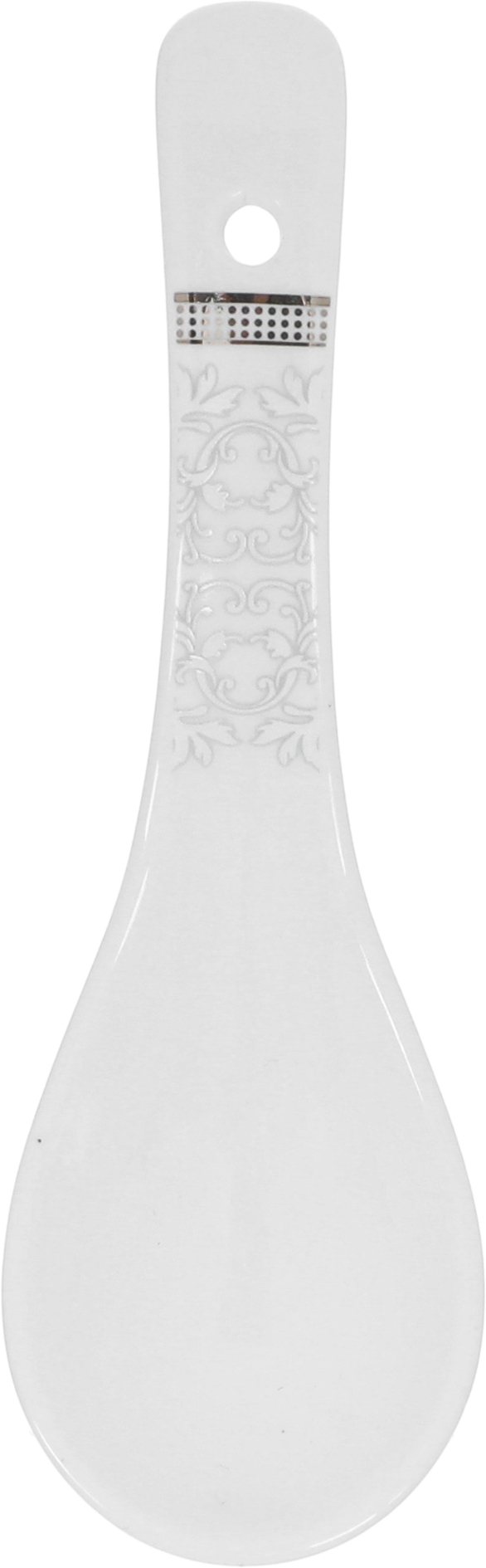 طقم سفرة بورسلان دانيا، 77 قطعة - ابيض فضي product image 19