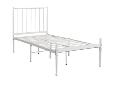 سرير حديد مفرد، 100×90×190 سم - ابيض product image 2