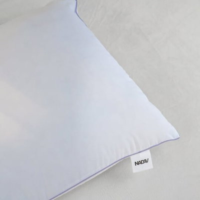 Soft microfiber cushion, 50x70 cm - White product image 3