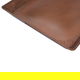 Al Saif Gallery plastic serving tray, 50x35x5 cm, embossed rectangle - brown product image 3