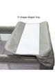 سرير اطفال فان مومنت، 125×65 سم، قابلة للطي - رمادي product image 3