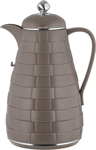 طقم ترامس لالوزا، 1 / 1 لتر، 2 قطعة، حافظة داخلية زجاج، غطاء ضغاط -  كابتشينو كروم product image 3