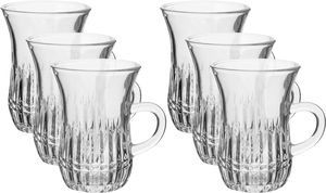 Al Saif Gallery glass tea set, 6 pieces - clear product image