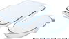 طقم صواني زجاج بايركس، قطعتين، مستطيل وبيضاوي - شفاف product image 1
