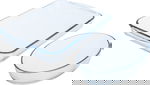 طقم صواني زجاج بايركس، قطعتين، مستطيل وبيضاوي - شفاف product image 1