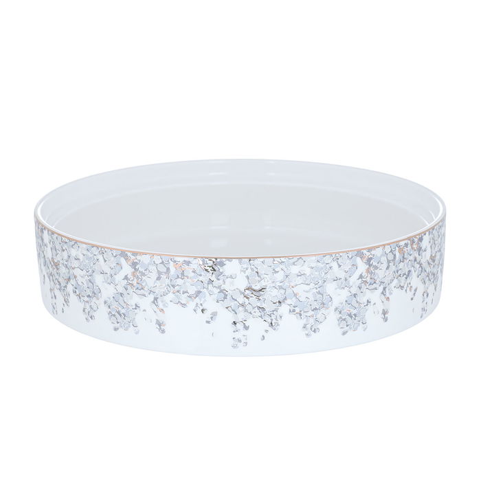 Al Saif Gallery porcelain date, 22 x 22 x 5 cm - white product image 2