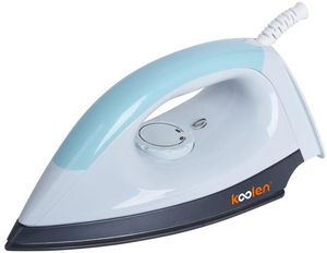 Koolen 803101004 Dry Iron, 1100/1300 Watts, Temperature Control - White/Blue product image