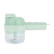 قطاعة ثوم بلاستيك، 9×9×6.2 سم، شحن - أخضر product image 2