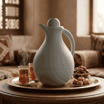 ترمس بنان تايملس، 1 لتر، خامة داخلية زجاج، غطاء ضغاط - رمادي فاتح product image 2