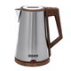 غلاية كهربائية استيل إديسون، 1850-2200 واط، 1.7 لتر، D2017w - فضي خشبي product image 2