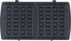 سخان ساندويتش 3×1 إديسون، 750 واط، 3 ألواح، JS-803A - أسود فضي product image 15