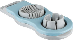 Al Saif Gallery Plastic Egg Cutter, 2 Compartments, 22 X 9 Cm - Light Green Gray product image 2