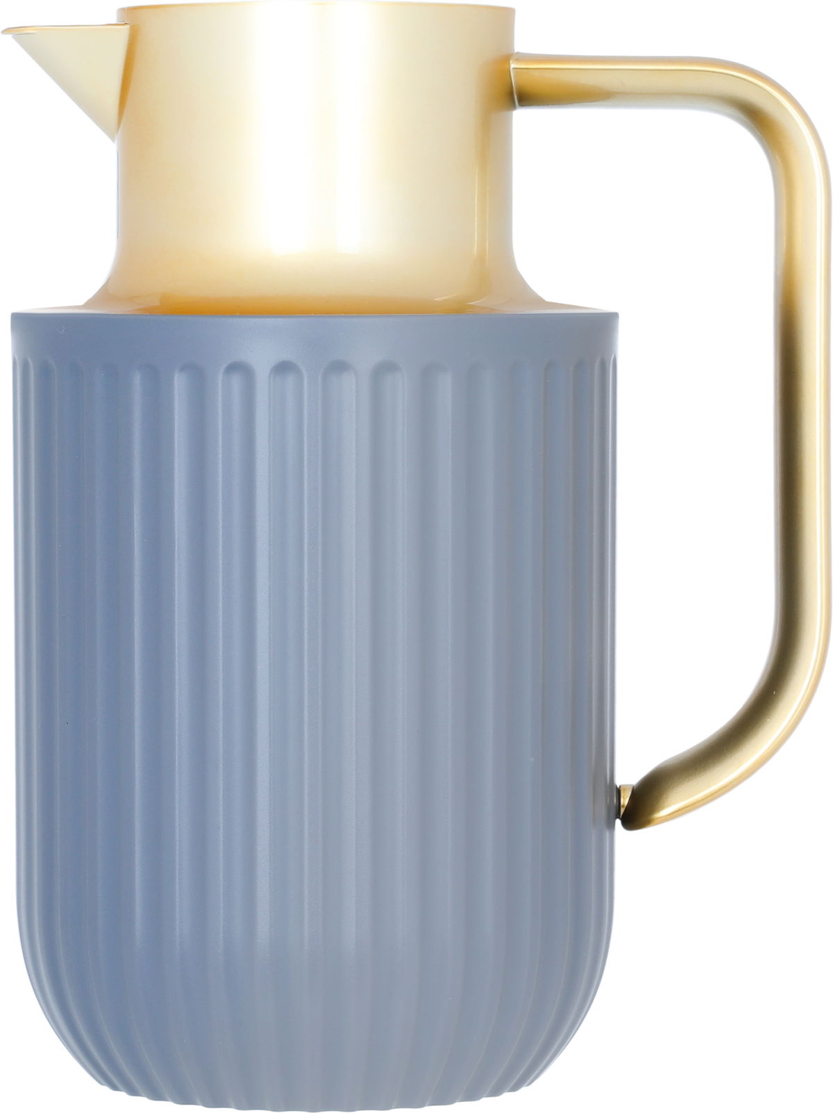Everest Thermos, 1 liter, thermal glass inner shell, plastic outer shell - dark grey product image