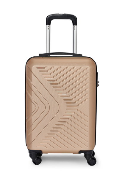 طقم شنط سفر ABS ليمرا، 3 مقاسات، 4 عجلات، قفل ارقام، WM-201 - ذهبي product image 3