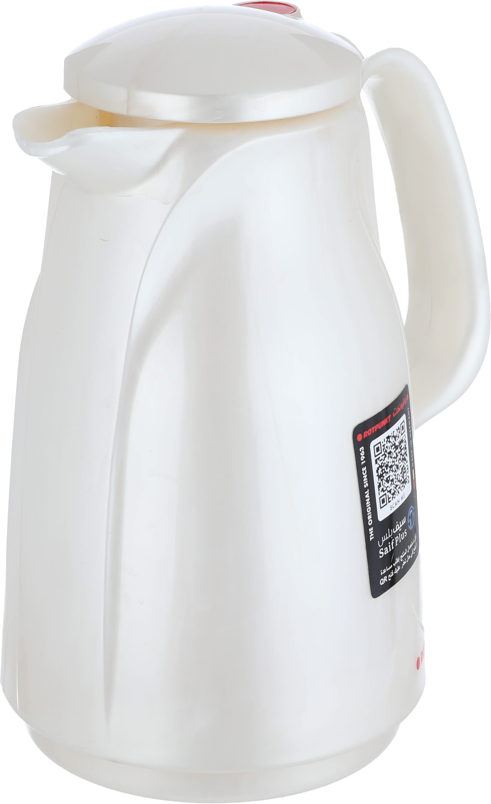 ترمس روتبونت، 500 مل، حافظة داخلية زجاج، هيكل خارجي بلاستيك - لؤلؤي product image 4