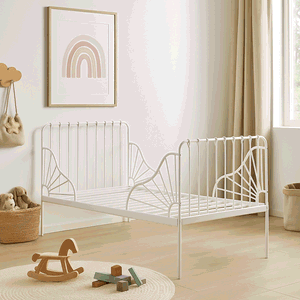 سرير حديد، 35×90×190 سم - أبيض product image 2