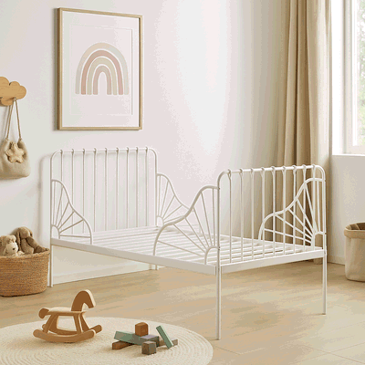 سرير حديد، 35×90×190 سم - أبيض product image 2