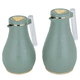 Al Saif Gallery Karam thermos set, 1/0.65 liter, Islamic pattern, thermal glass inner shell, plastic outer shell - green product image 3