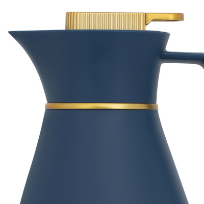 ترمس شيفون زجاج جلوري، 1 لتر - ازرق product image 3