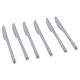 Al Saif Gallery steel cutlery set, 24 pieces - silver product image 3