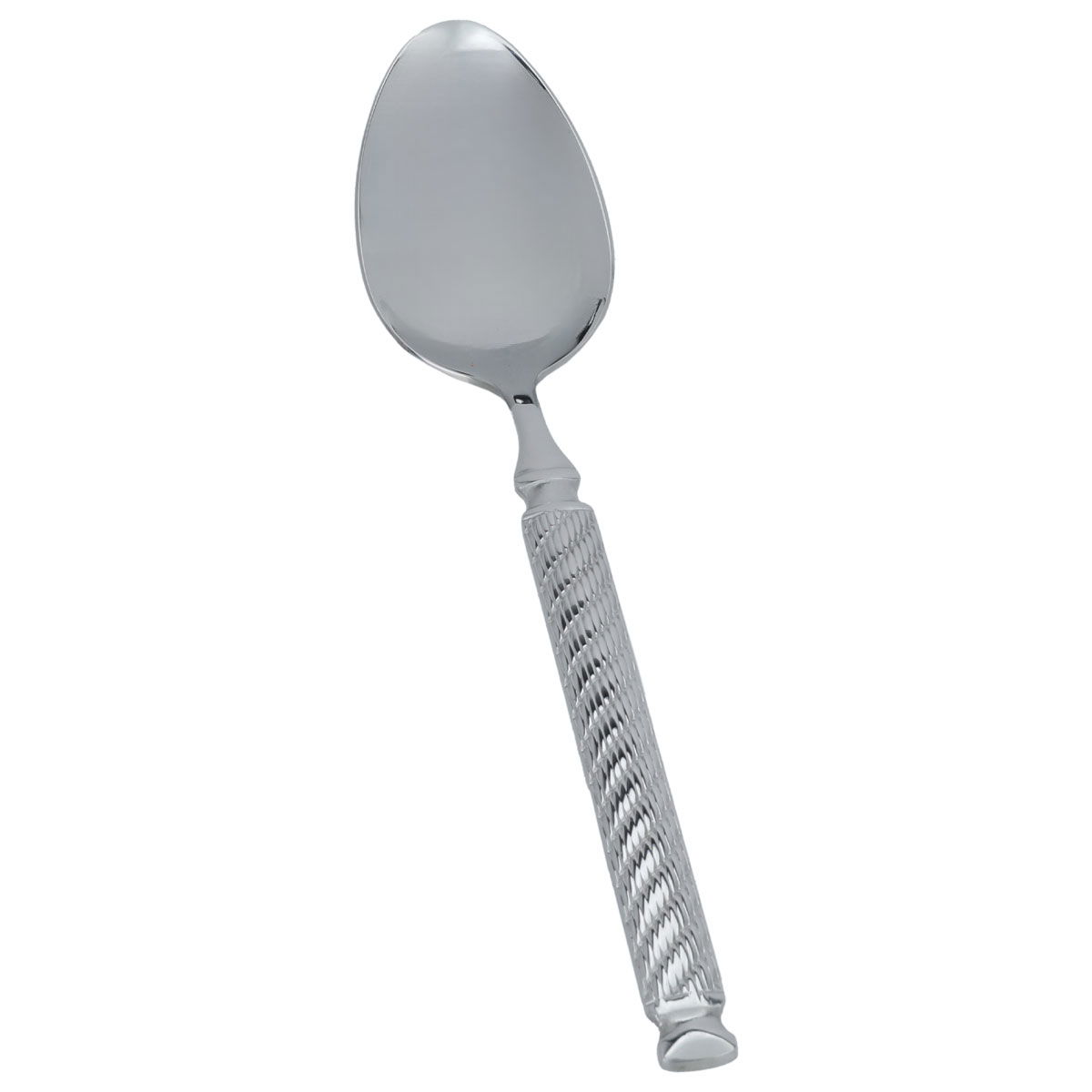 طقم ملاعق استيل السيف غاليري، 6 قطع، منقوش - فضي product image