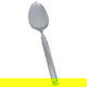 Al Saif Gallery steel spoon set, 6 pieces, engraved - silver product image 1