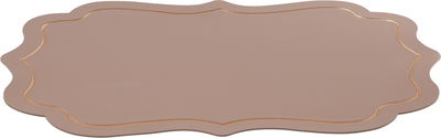 Al Saif Gallery Leather Tablecloth, 45x30 cm - Light Brown product image 1