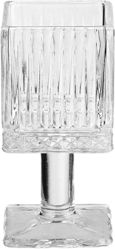 Al Taj Home Trading Establishment Crown Home Foundation Glass Serving Set, 70ml, 3 Pieces, Square, Base - Clear product image 4