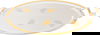 Al Saif Gallery steel tray set, 3 pieces, oval, gold-silver engraved product image 2