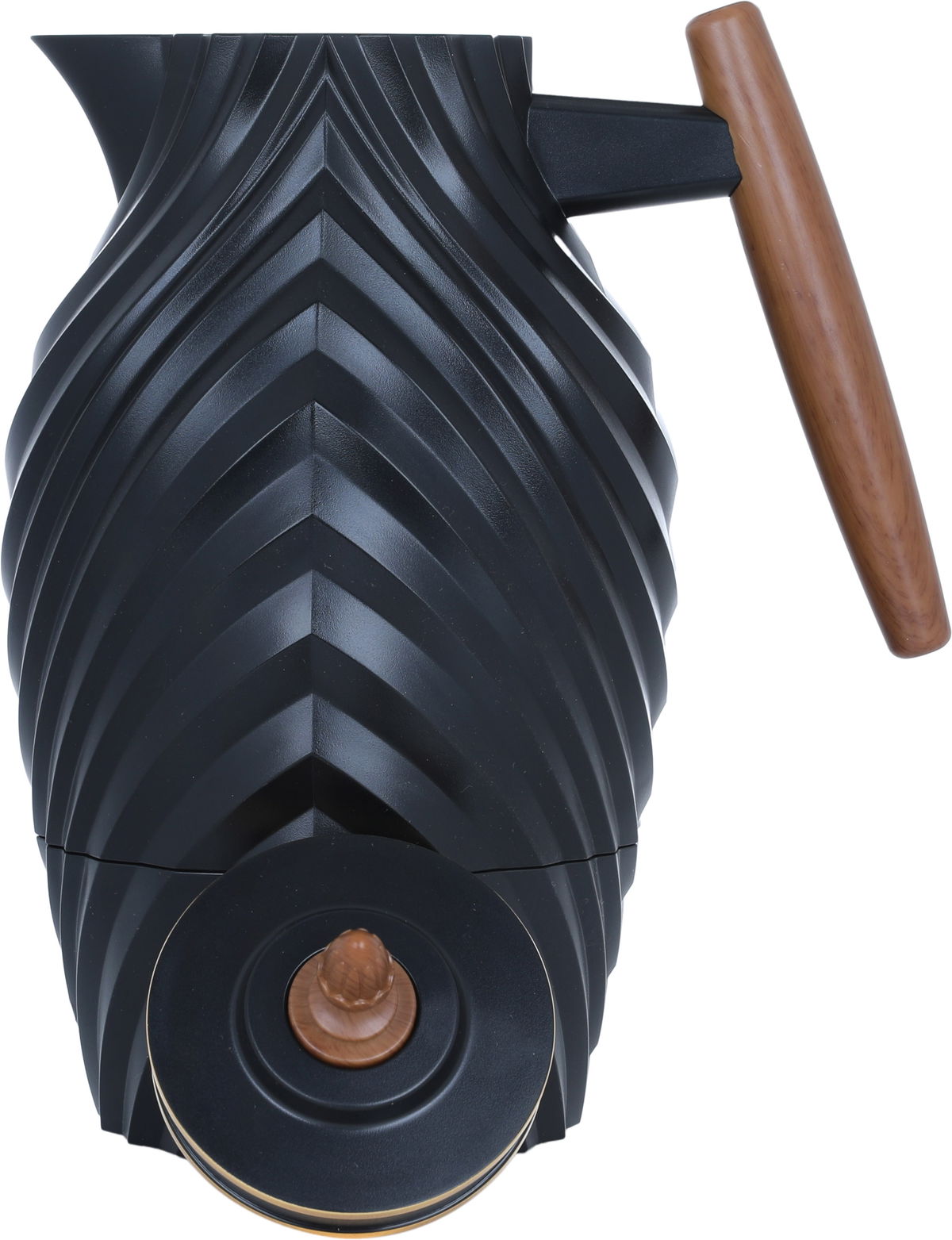 ترمس نورة إفرست، 1لتر، حافظة داخلية زجاج حراري، هيكل خارجي بلاستيك - أسود product image 3