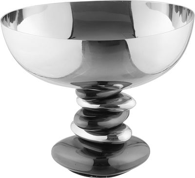 AlSaif Gallery Stainless Steel Serving Platter, 14 x 11 x 12 cm, Stainless Steel Lid - Silver Black product image 2