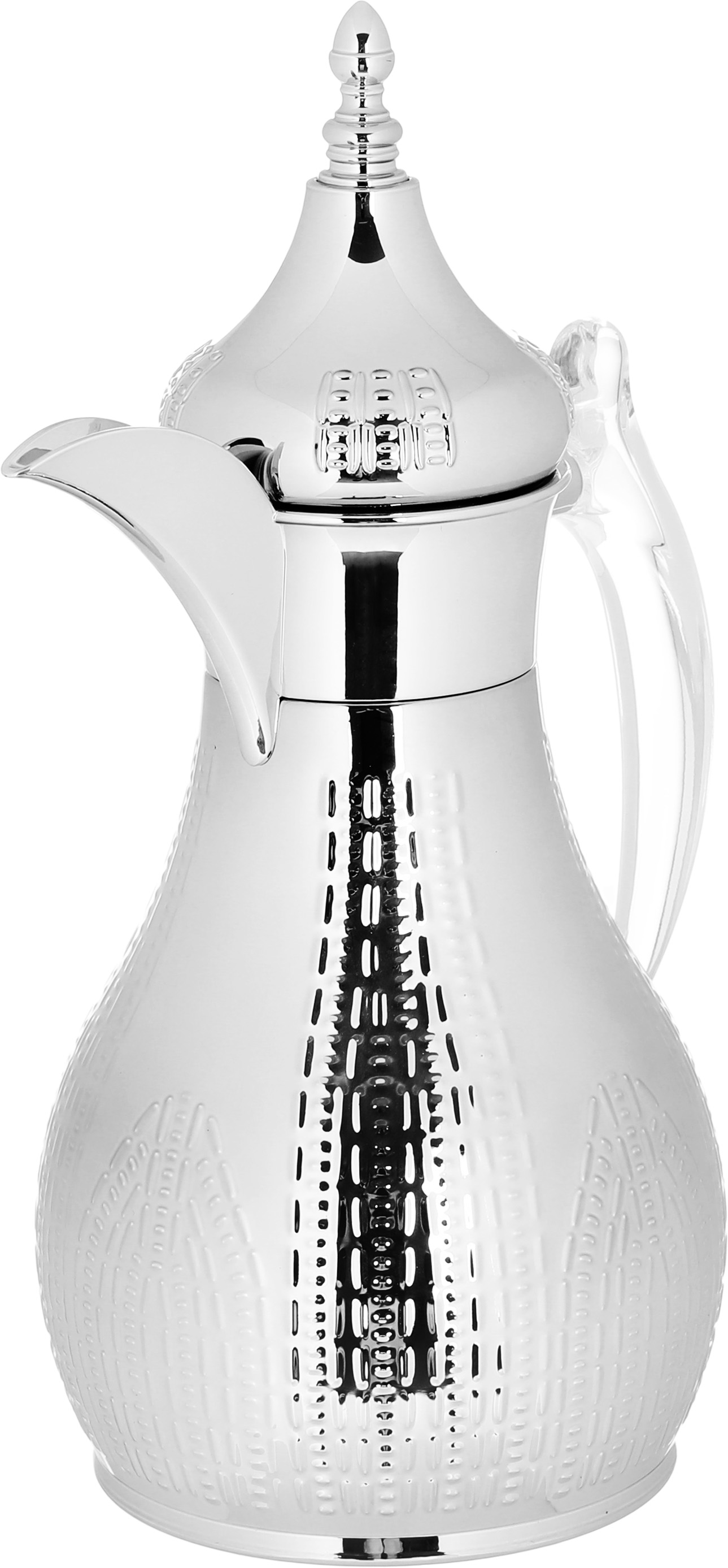 Al Saif Gallery Haila Thermos set, 1.2/1.2 litres, two pieces, steel inner case, steel outer case - silver product image 2