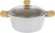 طقم قدور جرانيت بغطاء زجاج فالز، 7 قطع - بيج فاتح product image 7