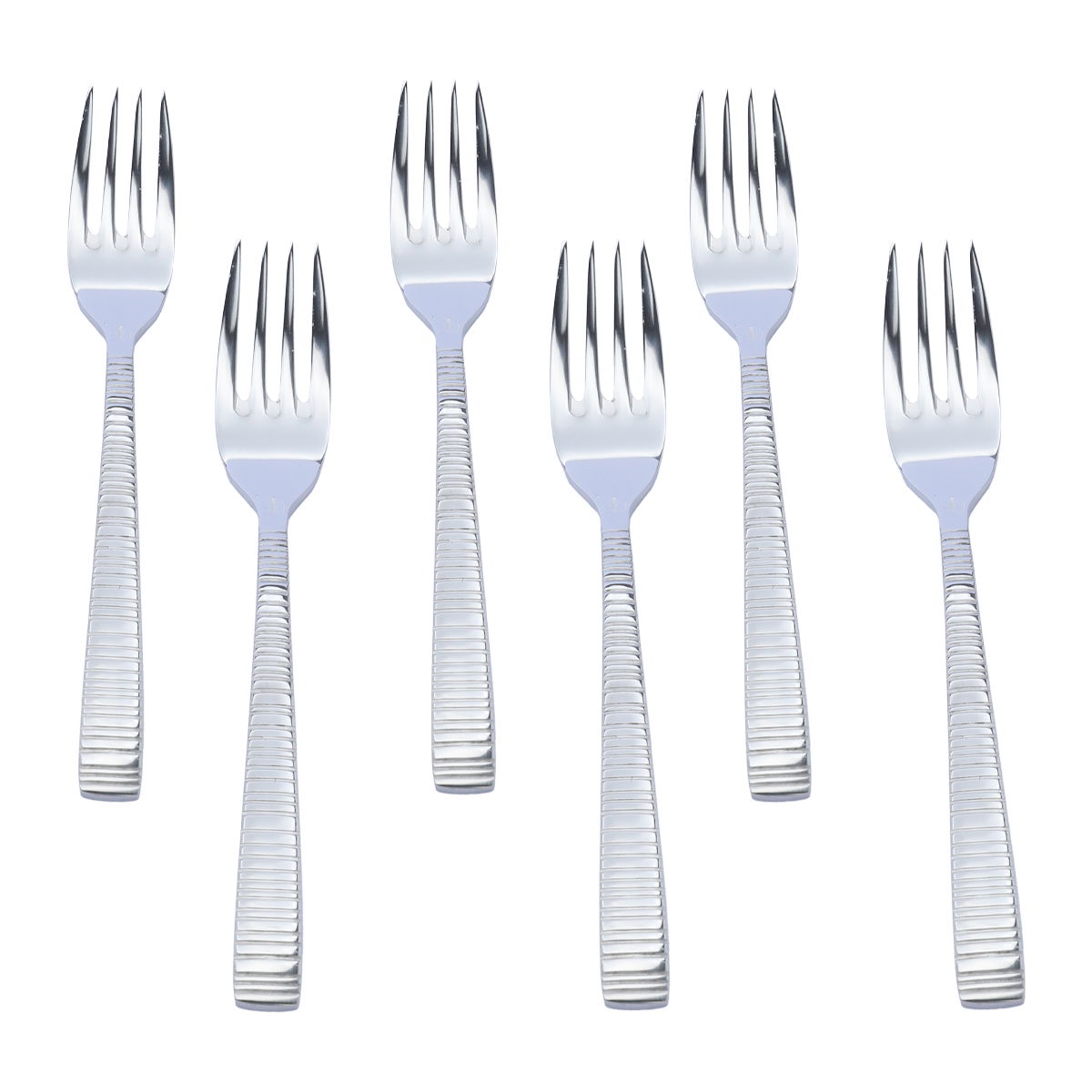 طقم شوك حلا سولا استيل السيف غاليري، 6 قطع - فضي product image 2