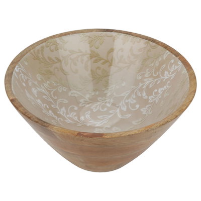 Al Saif Gallery Wooden Serving Bowl - Dark Brown product image 2