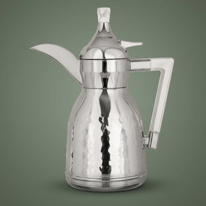 ترمس نواف السيف غاليري، 0.35 لتر، حافظة داخلية استيل، هيكل خارجي استيل - فضي product image