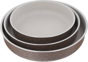 Red Flame Aluminum Oven Trays Set, 3 Pieces - Brown product image 2